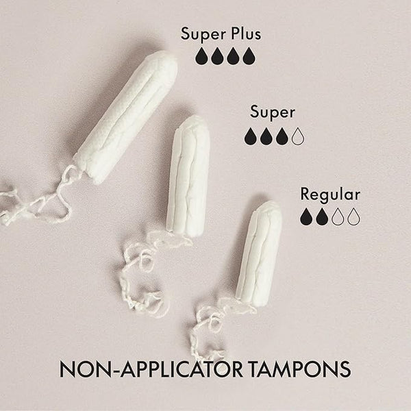 Organic Cotton Non-applicator Tampons