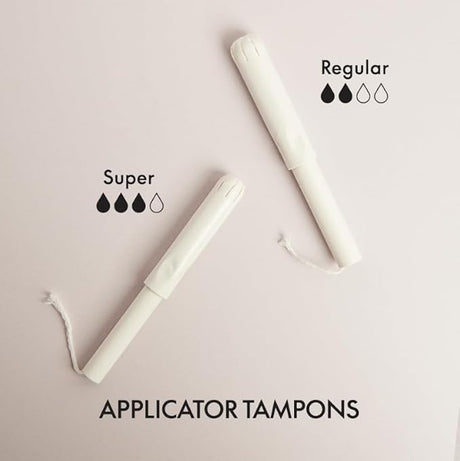 Organic Cotton Applicator Tampons