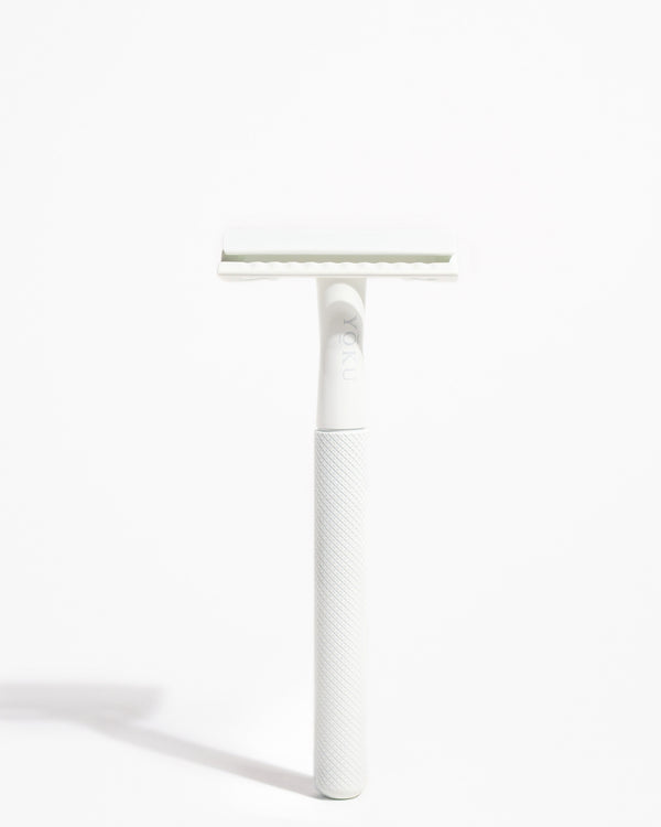 YOKU Oat Reusable Chrome Razor