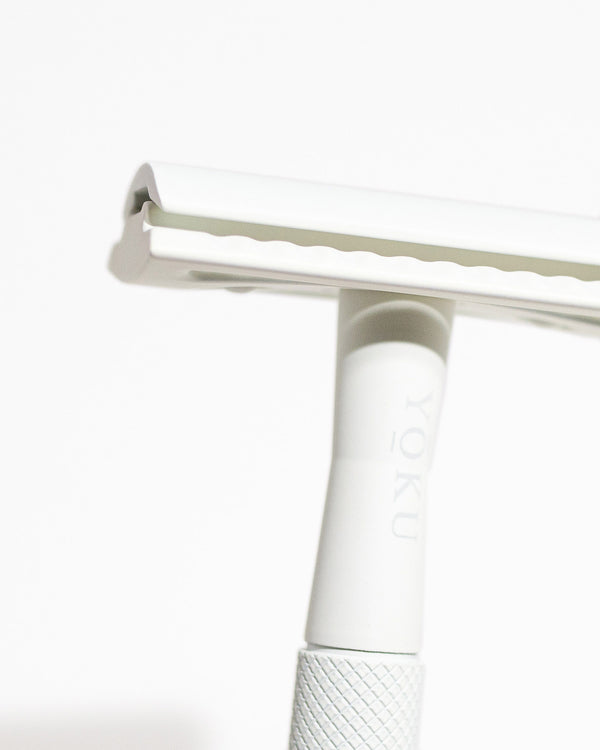 YOKU Oat Reusable Chrome Razor