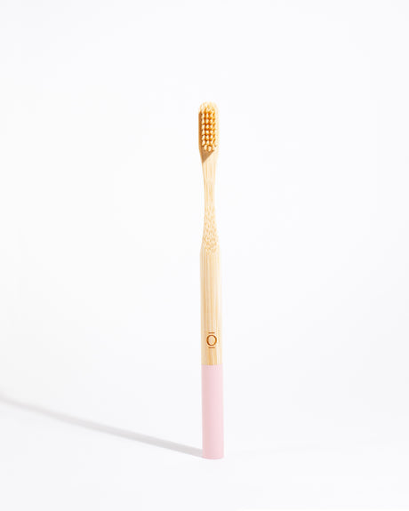 YOKU Rosewater Pink Bamboo Toothbrush